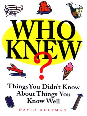 cover image of Who Knew?